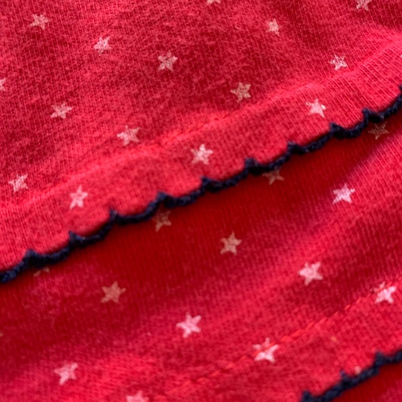 Healthtex Vintage Toddler Girl Red Sleeveless Dress with Flower Detail - 3T - Picture 4 of 9